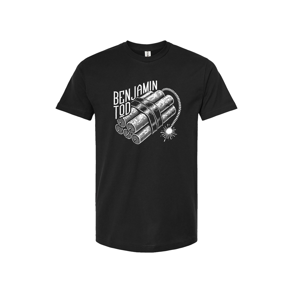 Benjamin Tod Dynamite T-Shirt PRE-ORDER - Benjamin Tod & the Lost Dog Street Band