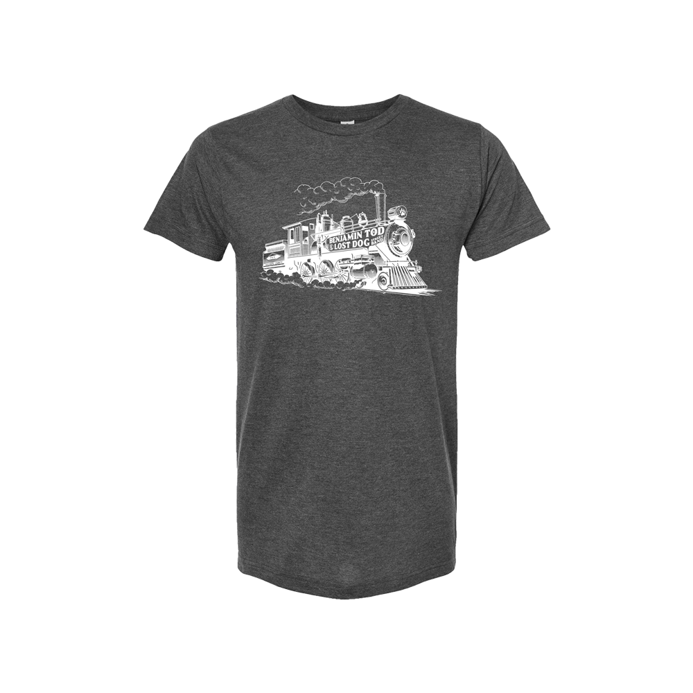 Benjamin Tod & The Lost Dog Street Band Train Logo T-Shirt