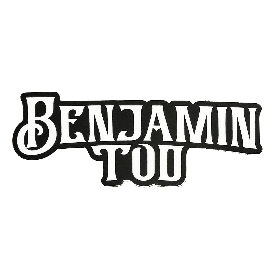 Benjamin Tod Logo Sticker (5") - Benjamin Tod & the Lost Dog Street Band