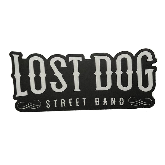 Lost Dog Street Band Logo Sticker (4.5") - Benjamin Tod & the Lost Dog Street Band