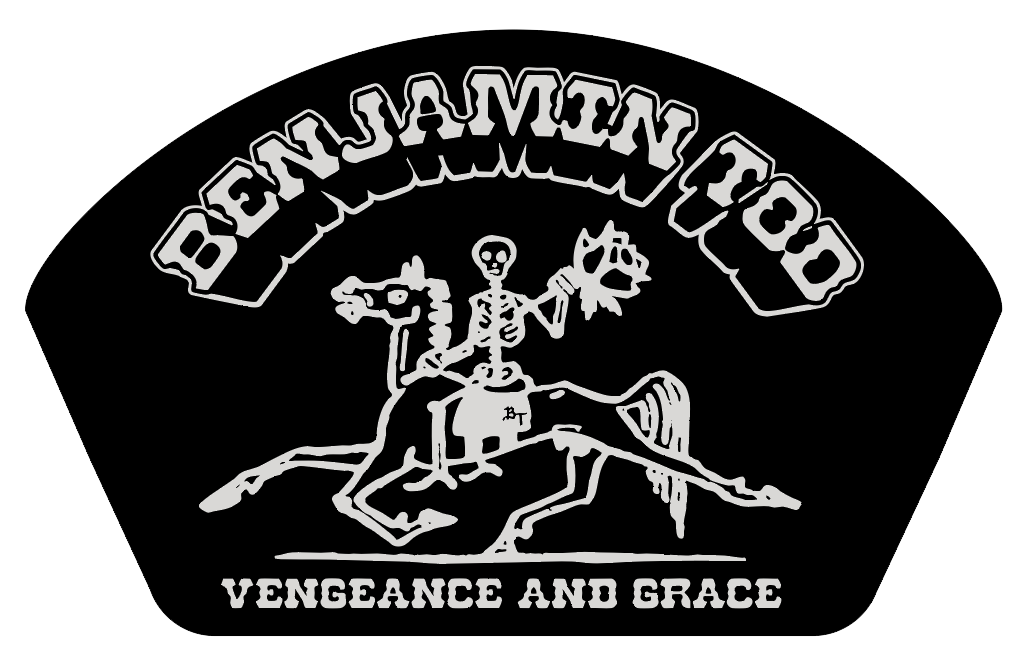 Benjamin Tod - Vengeance and Grace Sticker (PRE-ORDER)