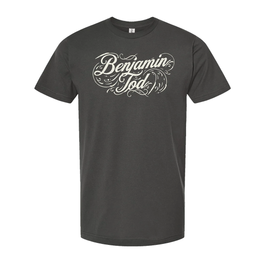 Benjamin Tod - Cursive Logo Tee - Benjamin Tod & the Lost Dog Street Band