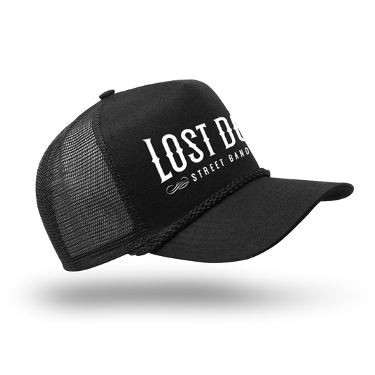 Lost Dog Street Band Embroidered Trucker Hat - Benjamin Tod & the Lost Dog Street Band