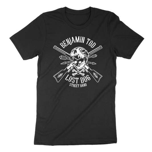 Benjamin Tod & The Lost Dog Street Band Skull Logo T-Shirt - Benjamin Tod & the Lost Dog Street Band