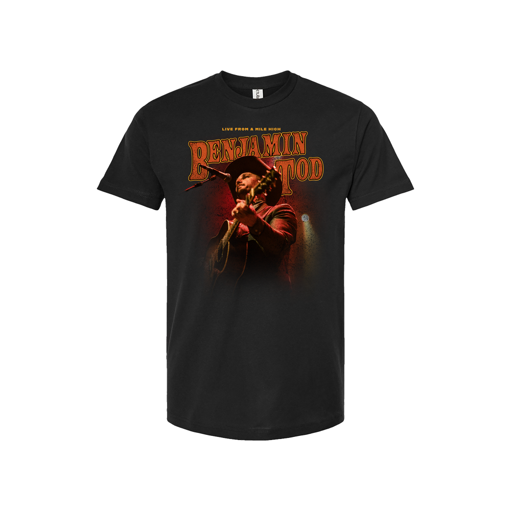 Benjamin Tod - Live from a Mile High T-Shirt (PRE-ORDER)