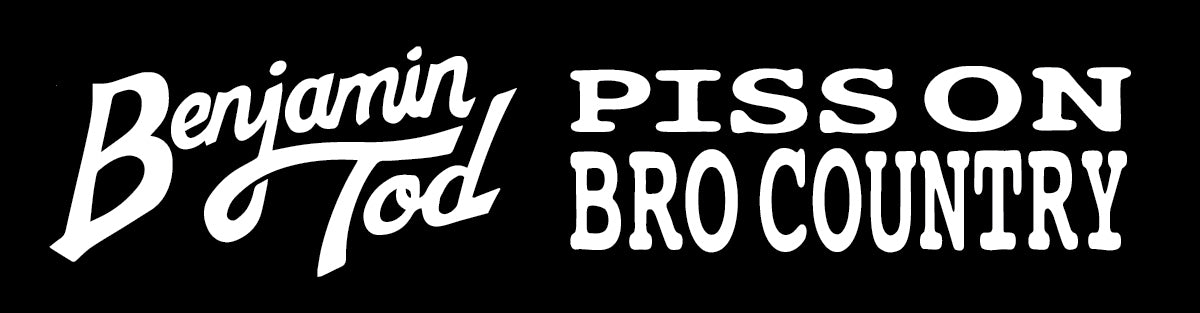 Benjamin Tod - POBC Bumper Sticker (PRE-ORDER) - Lost Dog Street Band / Benjamin Tod