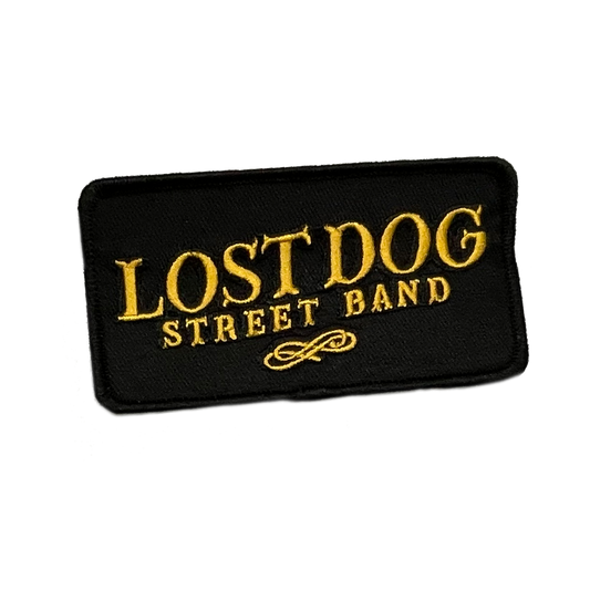 Lost Dog Street Band Patch (Yellow) - Benjamin Tod & the Lost Dog Street Band