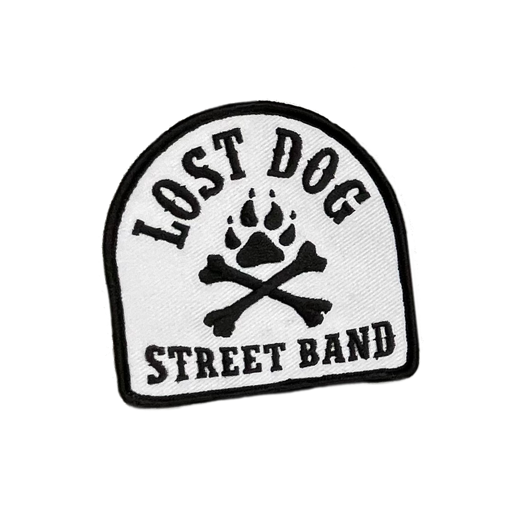 Lost Dog Street Band Bones Patch - Benjamin Tod & the Lost Dog Street Band