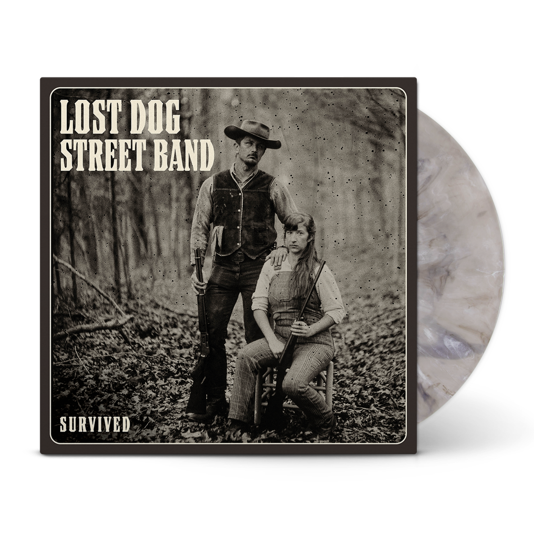 Lost Dog Street Band - Survived (Vinyl LP) (Ghost)(EXCLUSIVE) - Benjamin Tod & the Lost Dog Street Band