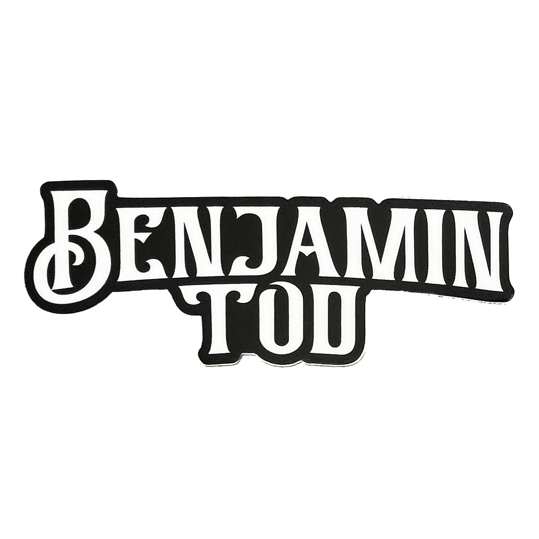 Benjamin Tod Logo Sticker (5")