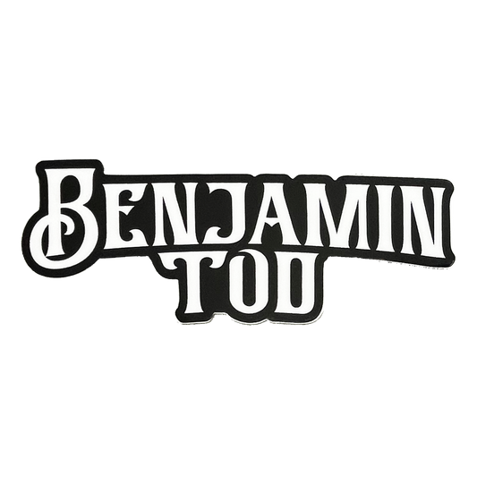 Benjamin Tod Logo Sticker (5") - Benjamin Tod & the Lost Dog Street Band