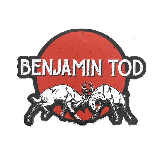 Benjamin Tod Bucks Sticker (4")