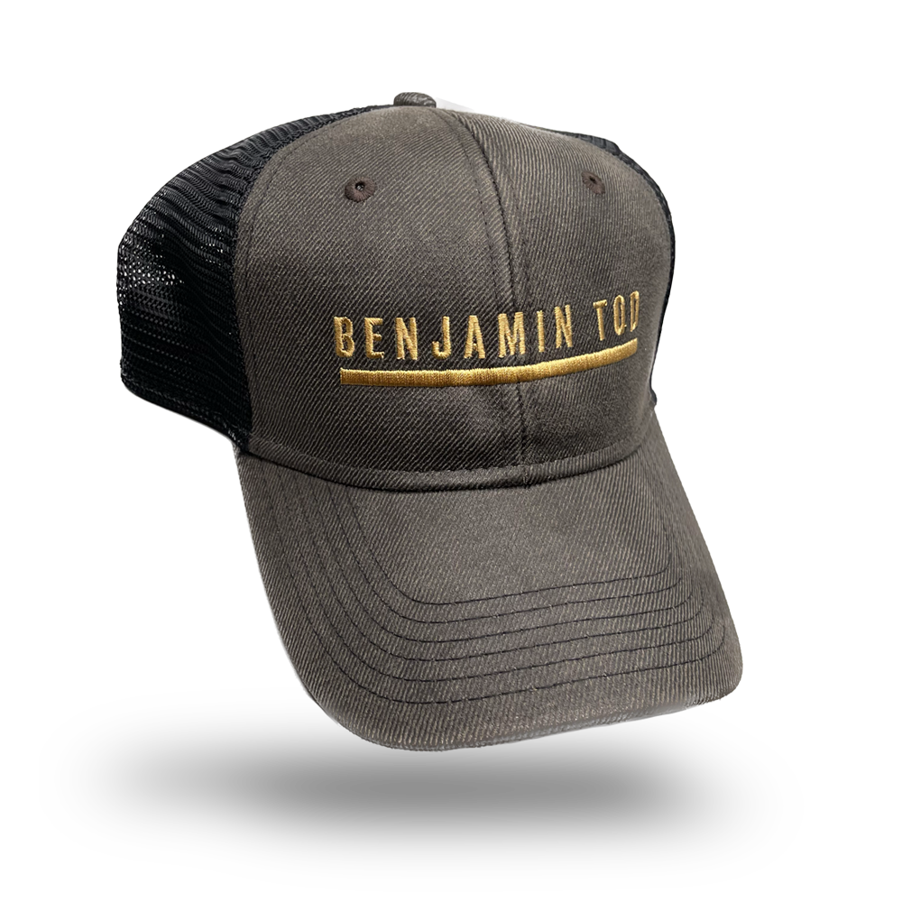 Benjamin Tod Embroidered Hat (yellow) - Benjamin Tod & the Lost Dog Street Band