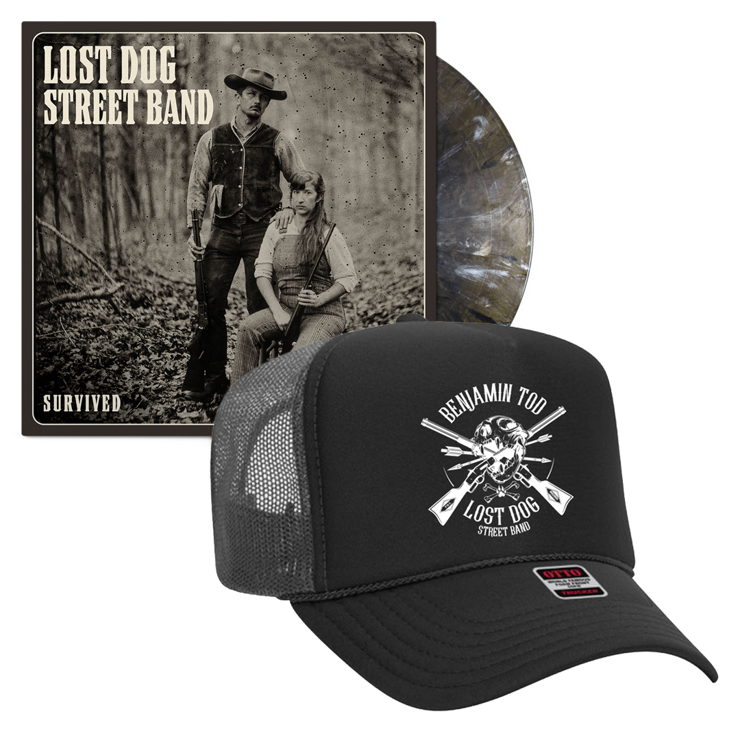 Survived Hat Fan Pack (Onyx)(EXCLUSIVE) - Benjamin Tod & the Lost Dog Street Band