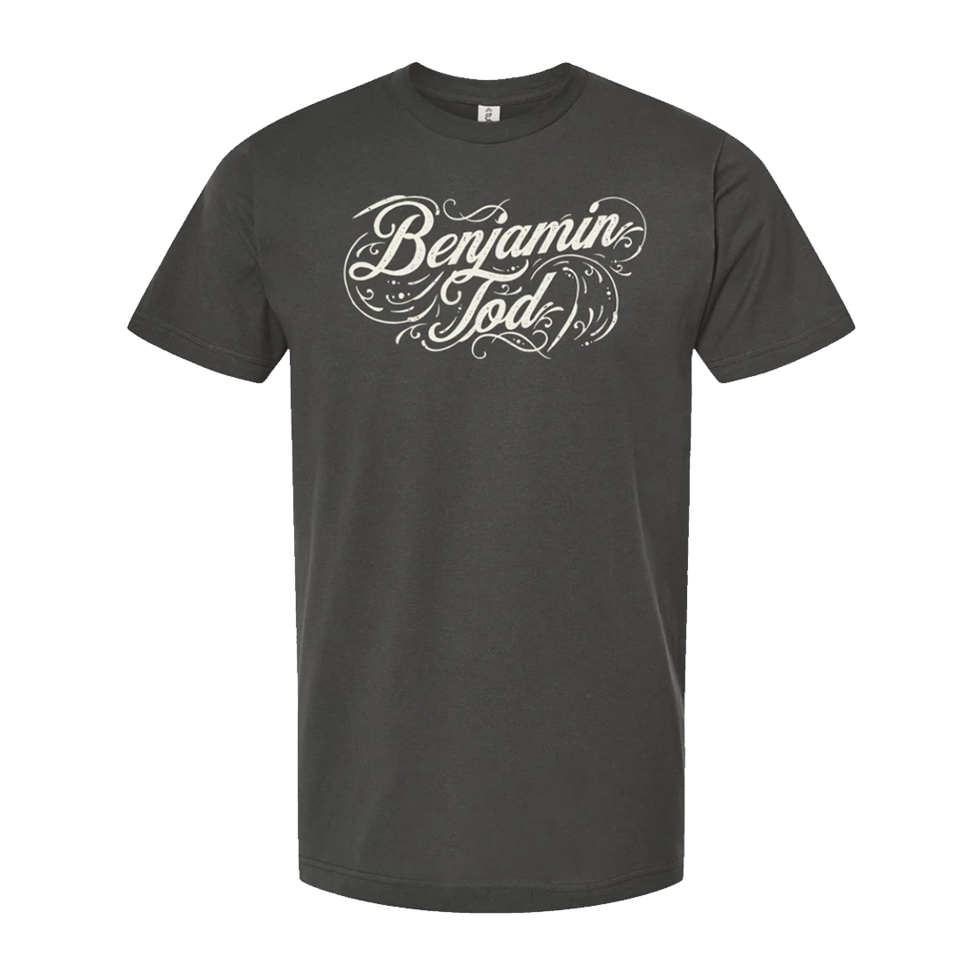 Benjamin Tod - Cursive Logo Tee - Benjamin Tod & the Lost Dog Street Band