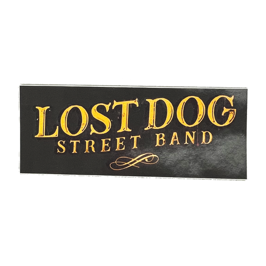 Lost Dog Street Band Sticker (Grey)(5")