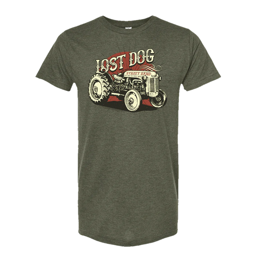 Lost Dog Street Band Tractor Tee (Military Green)