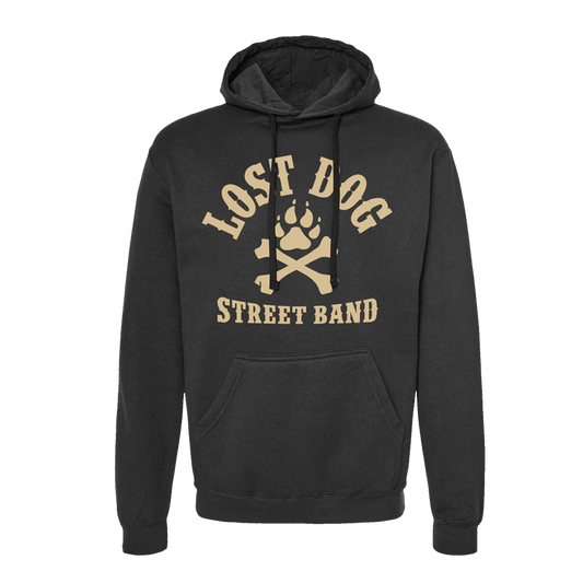 Lost Dog Street Band - Paw x Crossbones Hoodie - Benjamin Tod & the Lost Dog Street Band