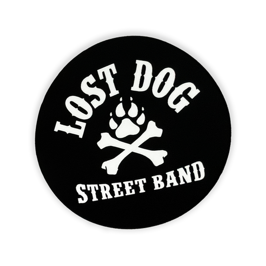 Lost Dog Street Band Sticker (Circle)(4") - Benjamin Tod & the Lost Dog Street Band